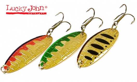 Блешня Lucky John Croco Spoon Shallow Water 10г