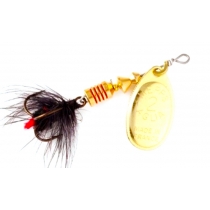 Блесна Mepps AGLIA MOUCHE 2 4.6g #Gold/Blak Fly