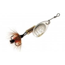 Блесна Mepps AGLIA MOUCHE 0 2.5g #Silver/Red Fly