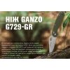 Нож складной Ganzo G729-GR зеленый