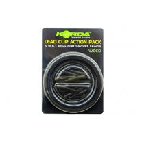Korda Набір Lead Clip Action Pack Weed #KLCAPW