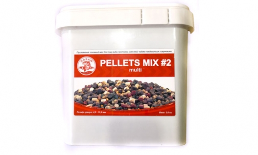 Пеллет Sazan Pellets Mix 3кг Multi
