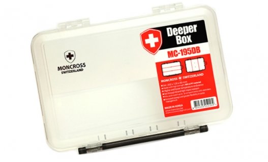 Коробка для приманок MONCROSS MC-195DB Clear