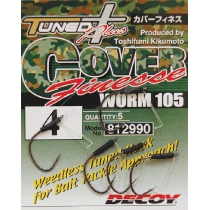 Крючки Decoy Worm105 Cover Finesse #2/0