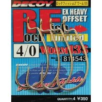 Крючки Decoy Worm13S Offset Limited #1