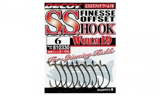 Гачки офсетні Decoy Worm19 S.S. Hook