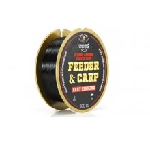 Леска Cralusso Feeder&Carp Fast Sinking Fluorocarbon Coated Black 300m