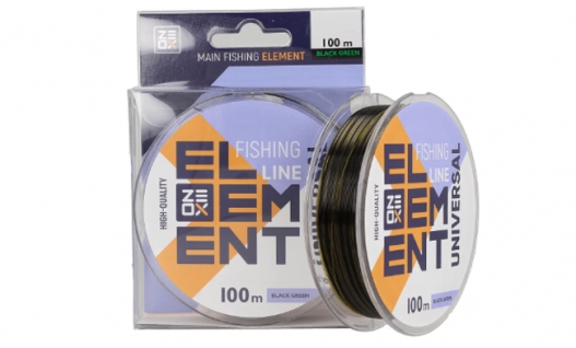 Волосінь Zeox Element Universal 100m #Black Green