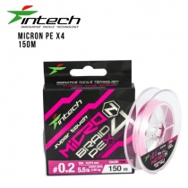 Шнур плетеный Intech MicroN PE X-4 150m #0.4 (4,54kg)