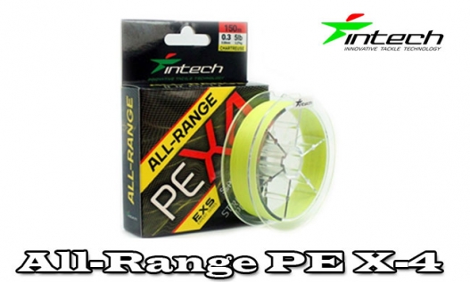 Шнур плетений Intech All-Range PE X-4