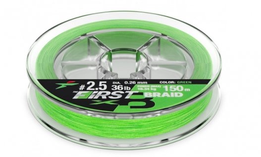 Шнур плетеный Intech First Braid X-8 Green 100m