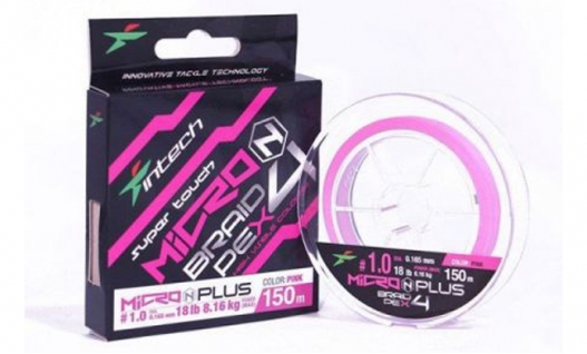 Шнур плетеный Intech MicroN  Plus PE X-4 100m