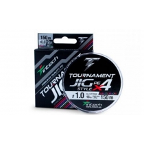 Шнур плетений Intech Tournament Jig Style PE X-4 Multicolor 150m #0.6 10lb 4.54kg