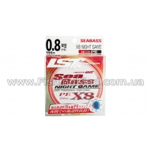 Шнур LINE SYSTEM Sea Bass X8 Night Game #0.8