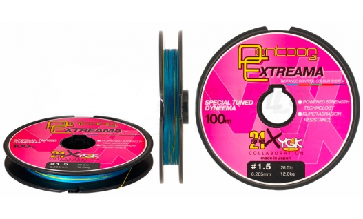 Шнур Pontoon 21 Extreama New Multicolor X4 100m