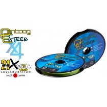 Шнур Pontoon 21 Exteer Black X4 100m #0.6 0.128mm 3.6kg 8lb