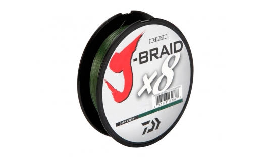 Шнур Daiwa J-Braid x8 Dark Green 150м