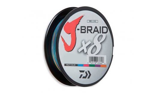 Шнур Daiwa J-Braid x8 Multicolor 150м