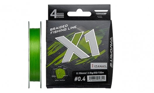 Шнур Favorite X1 PE 4x 150m (l.green)