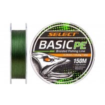 Шнур Select Basic PE 150m (темн-зел.) 0.08mm 8LB/4kg