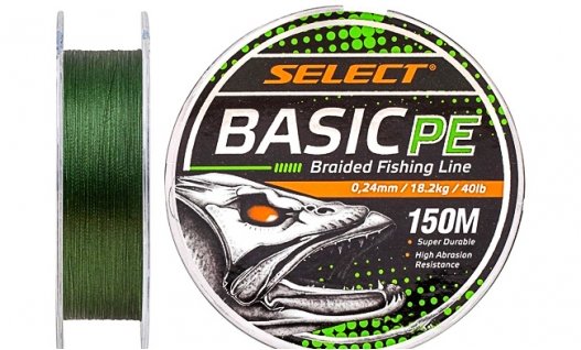 Шнур Select Basic PE 150m (темн-зел.)