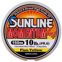 Шнур Sunline Momentum 4x4 150m Fluo Yellow