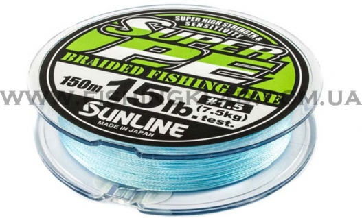 Шнур Sunline Super PE #0.4 голуб.