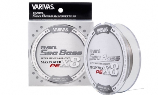 Шнур Varivas Avani Sea Bass Super Smooth Max Power PE 8 Braided SILVER 150m