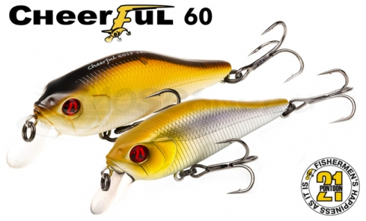 Воблер Pontoon 21 Cheerful 60SP-SR