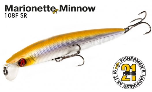 Воблер Pontoon 21 Marionette Minnow 108F-SR